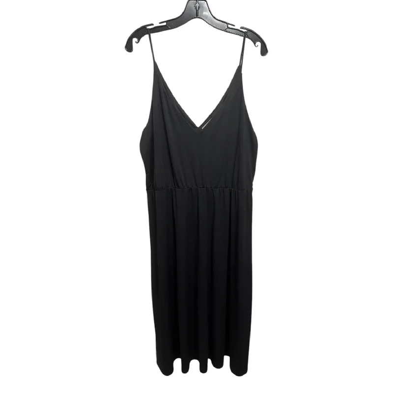 Huge Discounts Dress Casual Midi By H&m In Black, Size: Xl