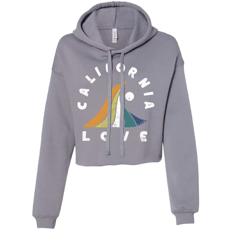 Year-End Sale Wave California Love Cropped Hoodie