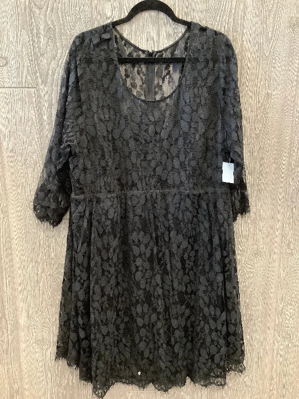 Shop and Save Dress Casual Midi By Torrid In Black, Size: 3x
