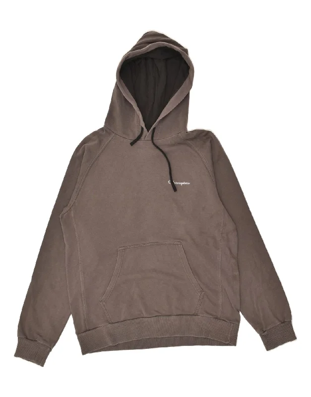 Flash Deals CHAMPION Womens Hoodie Jumper UK 18 XL Grey Cotton