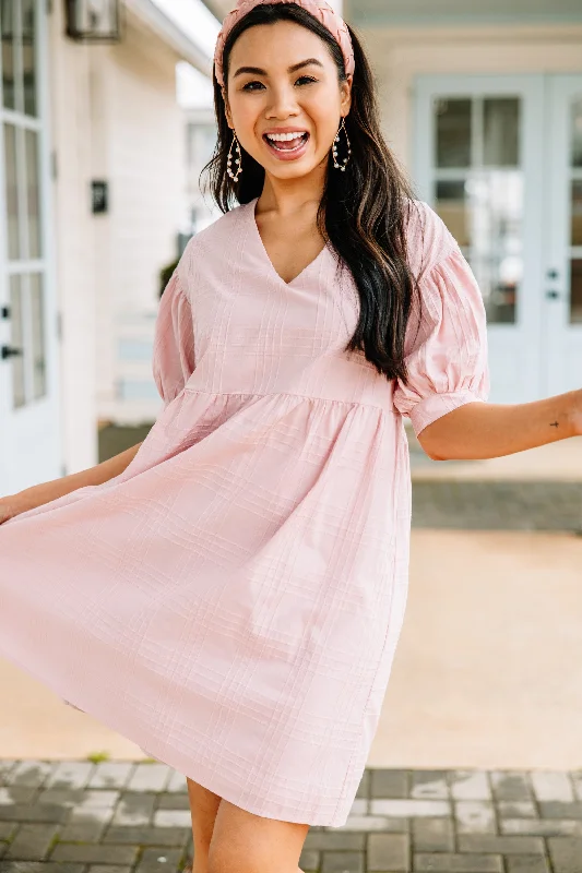 Price Rollback Do Yourself A Favor Blush Pink Babydoll Dress