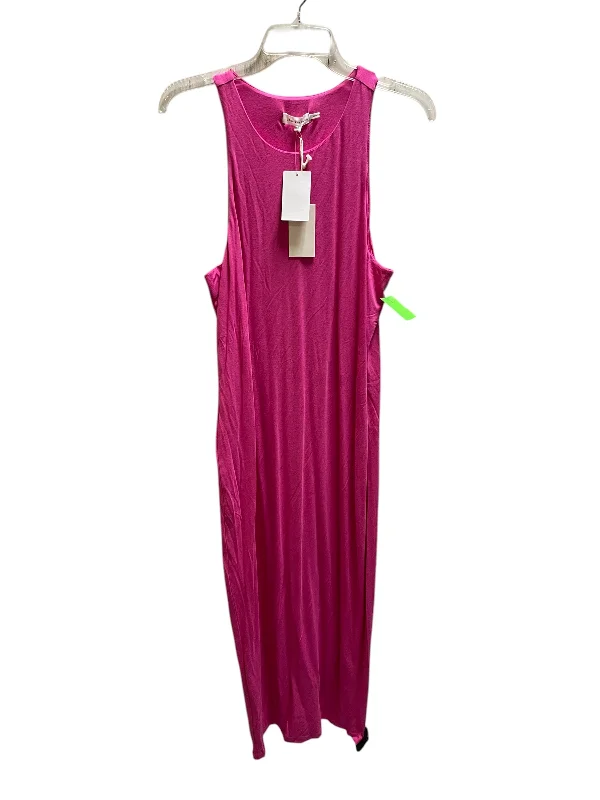 Overstock Dress Casual Maxi By Good American In Pink, Size: 2x