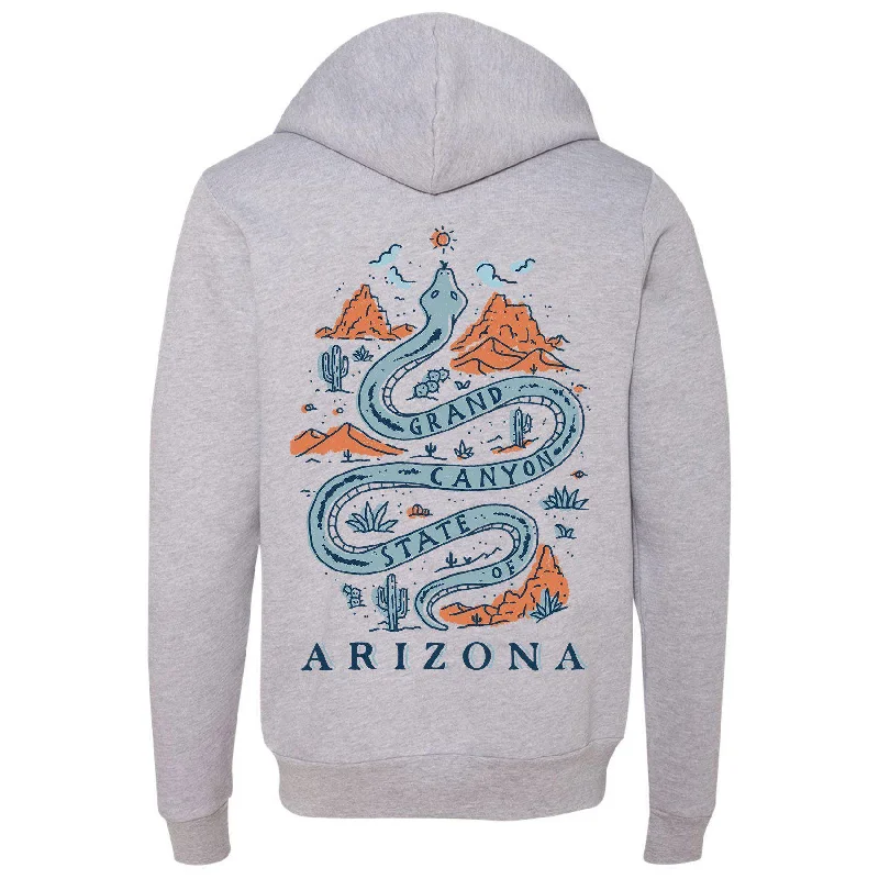 New Markdowns Grand Canyon Snake Arizona Zipper Hoodie