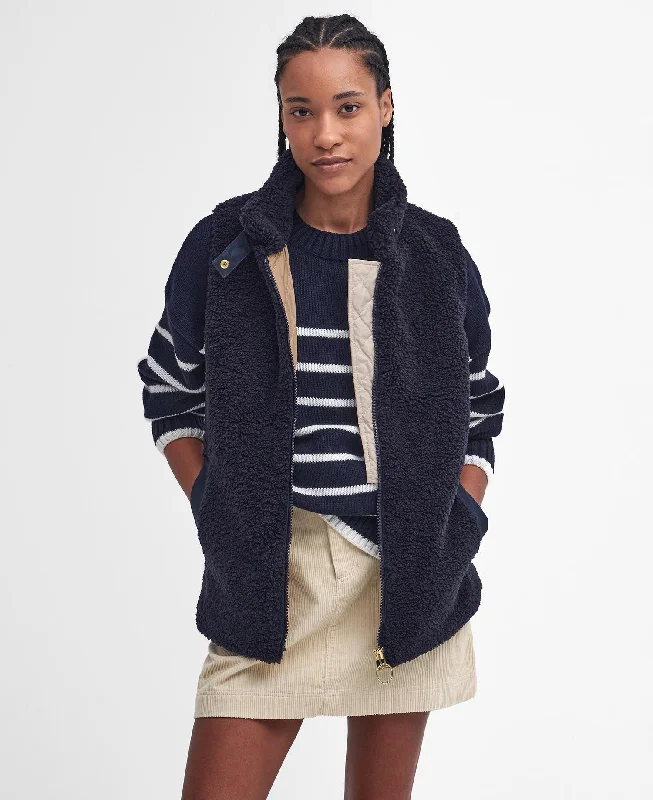 Exclusive Deal Elisha Fleece Gilet (Sand/Navy)