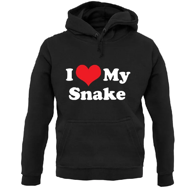 Weekend Special I Love My Snake Unisex Hoodie