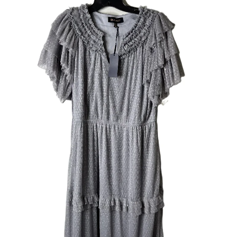 Super Deal Dress Casual Maxi By Deauville In Purple, Size: Xl