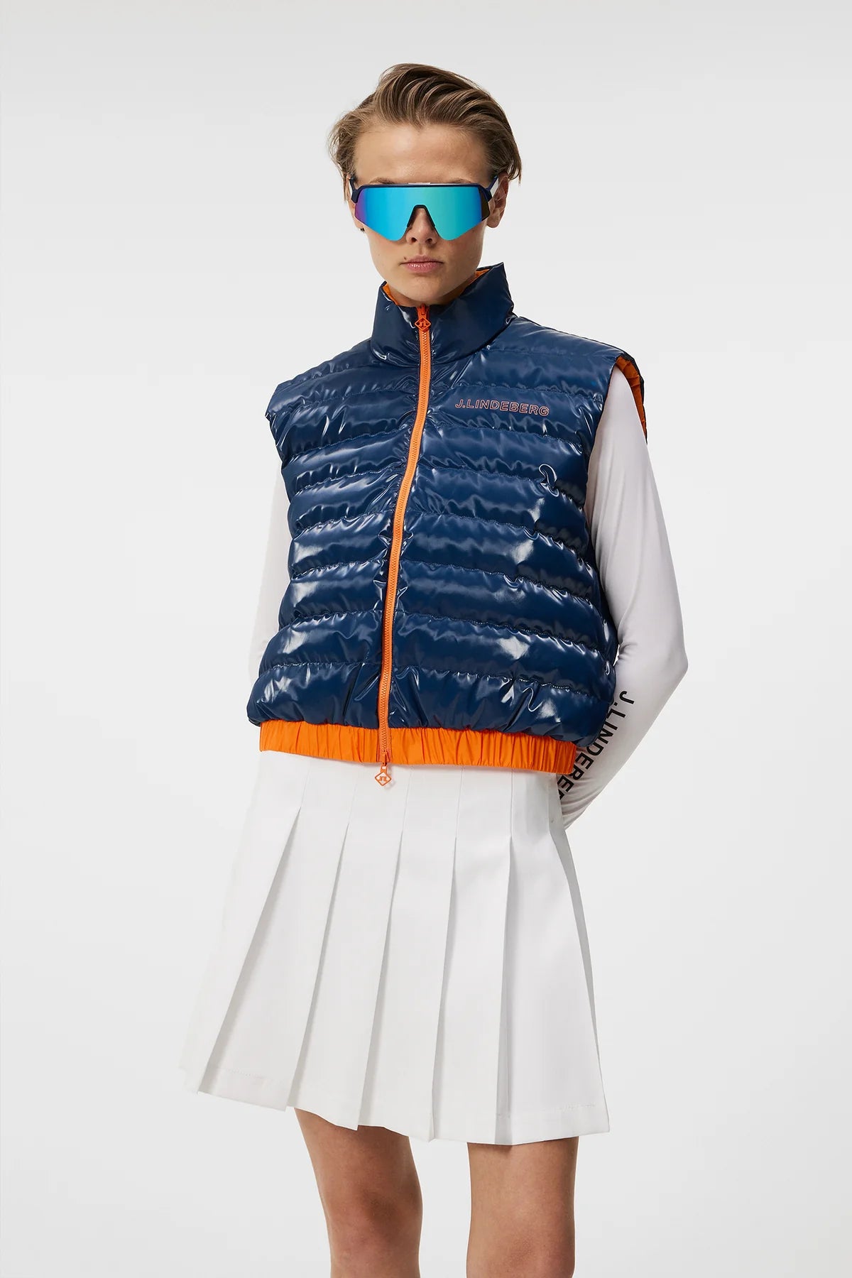 Clearance Event J.LINDEBERG 23FW WOMEN ISLA REVERSIBLE VEST