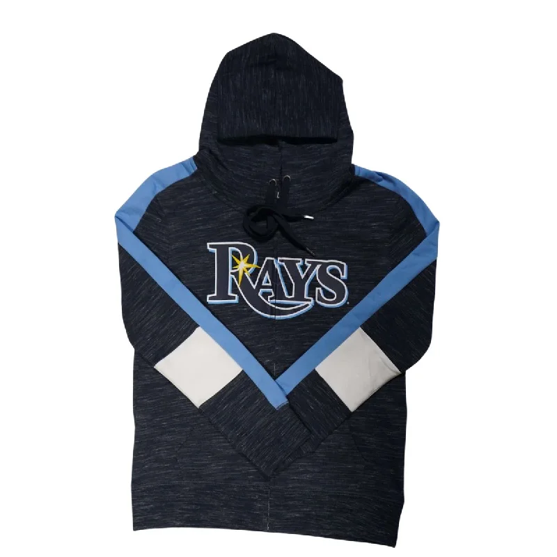 Deal Dash Rays Women's New Era Navy Wordmark Zip Jacket