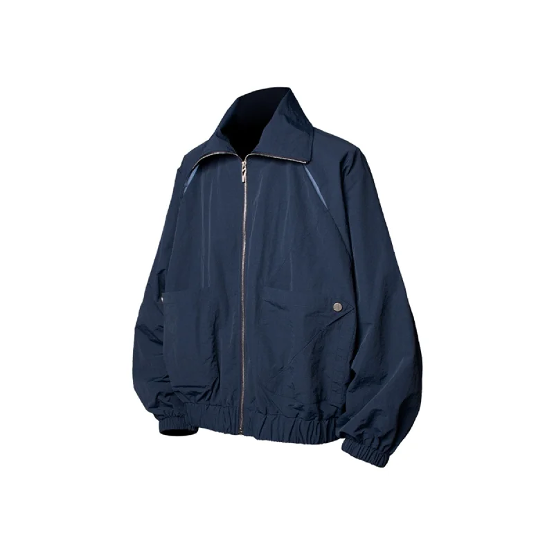 Best Bargains Navy Track Bomber Jacket