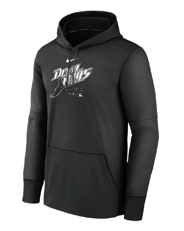 Great Bargains Rays Women's Nike Devil Rays Black AC Practice Performance Hoodie