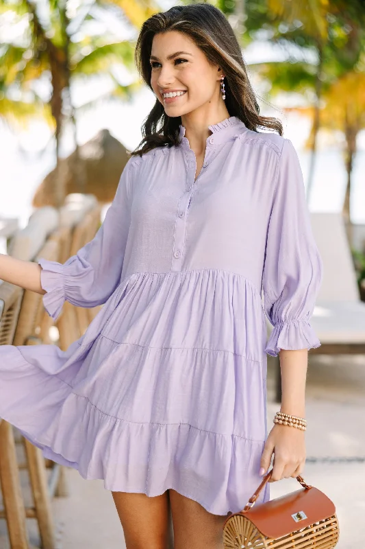 Early Access Bring You Closer Lavender Purple Dress