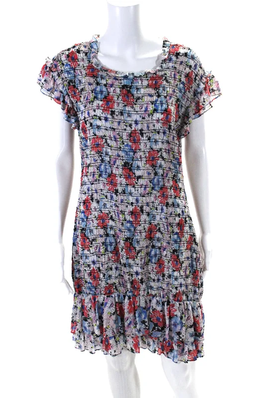 Super Sale Veronica Beard Womens Cici Dress Blue