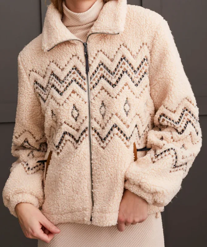 Overstock Tribal Jeans Sweater with Full Zipper Women's 5637O-5125-1342