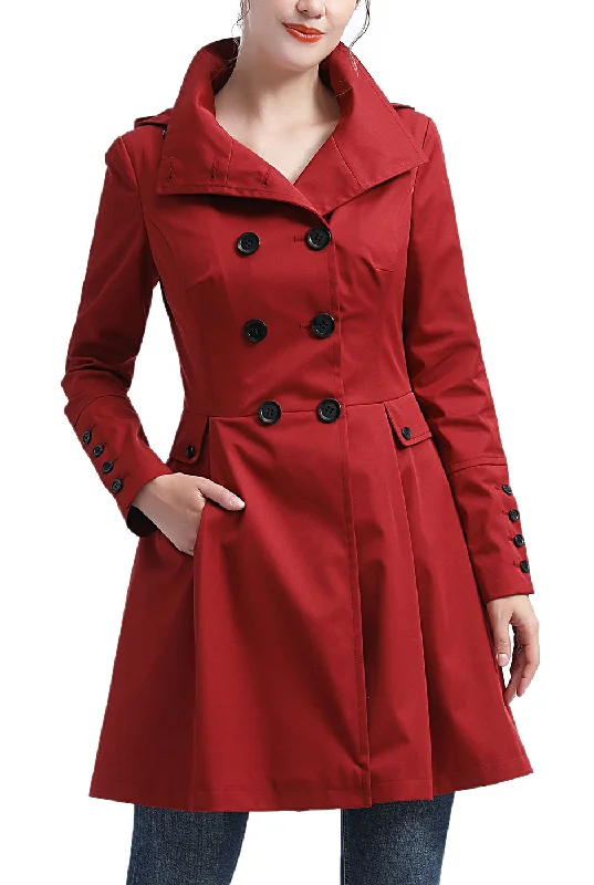Deal Frenzy Kimi + Kai Women's "Ellie" Waterproof Trench Coat