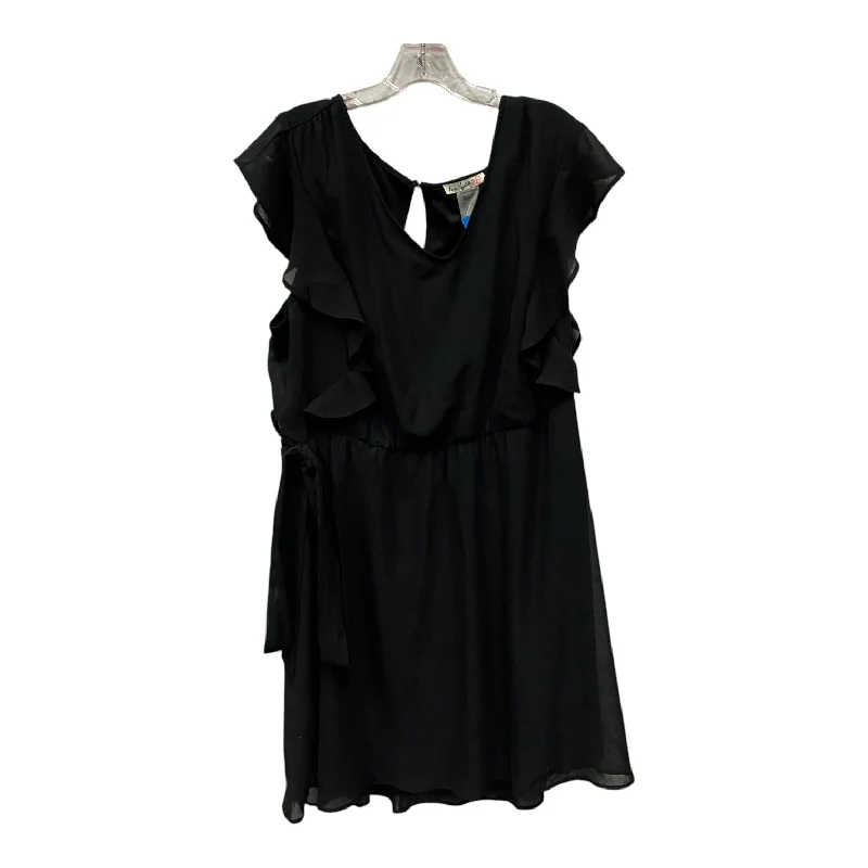Deal Zone Dress Casual Short By LoveIn Black, Size:2X