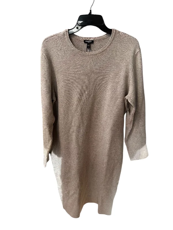 Limited Availability Dress Sweater By Express In Beige, Size: Xl