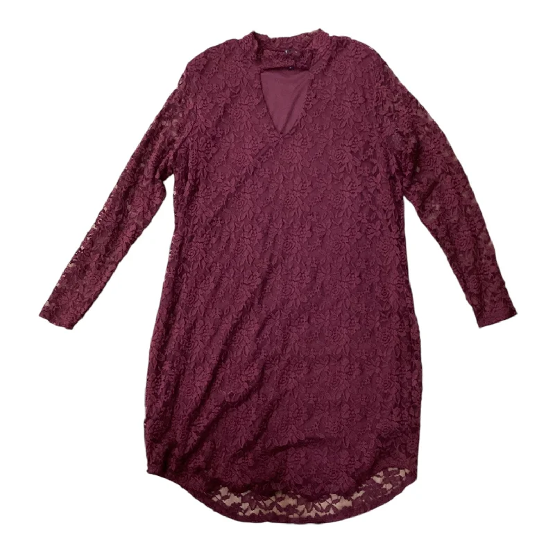 Special Offer Dress Casual Midi By Clothes Mentor In Red, Size: 2x