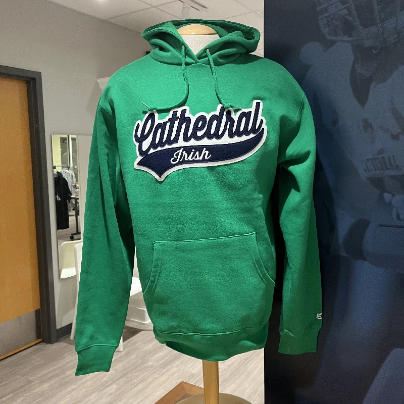 Fantastic Offers Kelly Green Felt Logo Hoodie