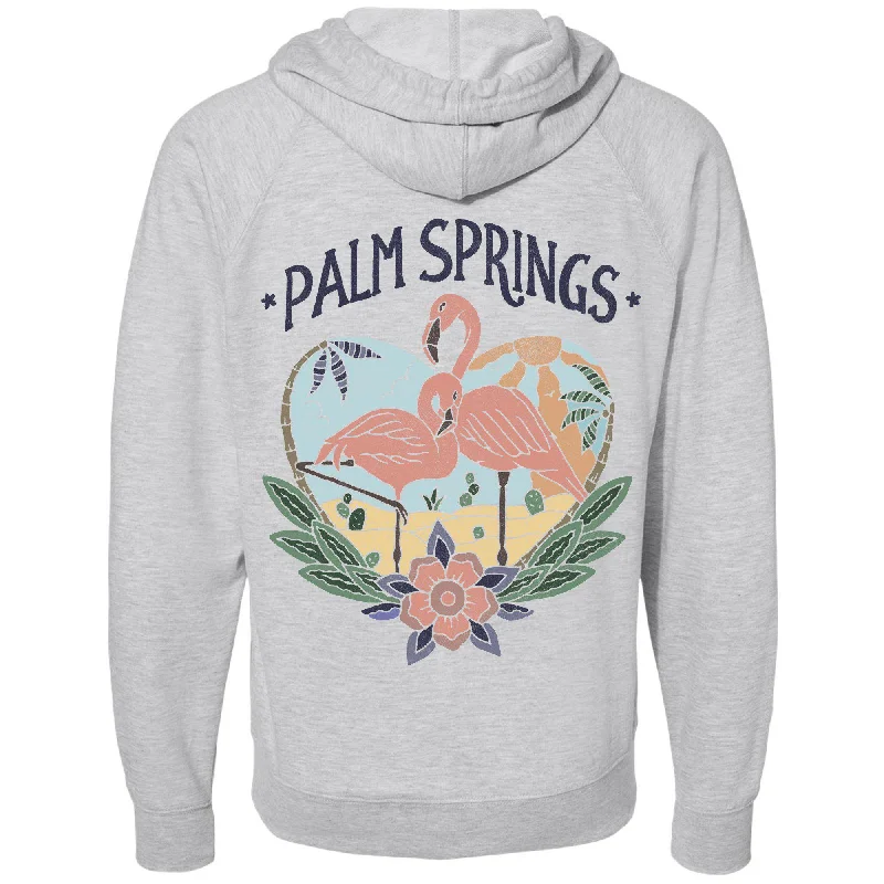 Major Savings Palm Springs Raglan Zipper Hoodie