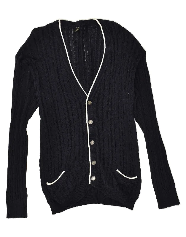 Act Now VINTAGE Womens Cardigan Sweater UK 18 XL Navy Blue
