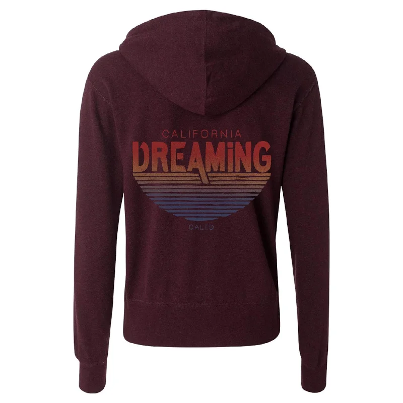 Deal Explosion California Dreaming Zipper Hoodie