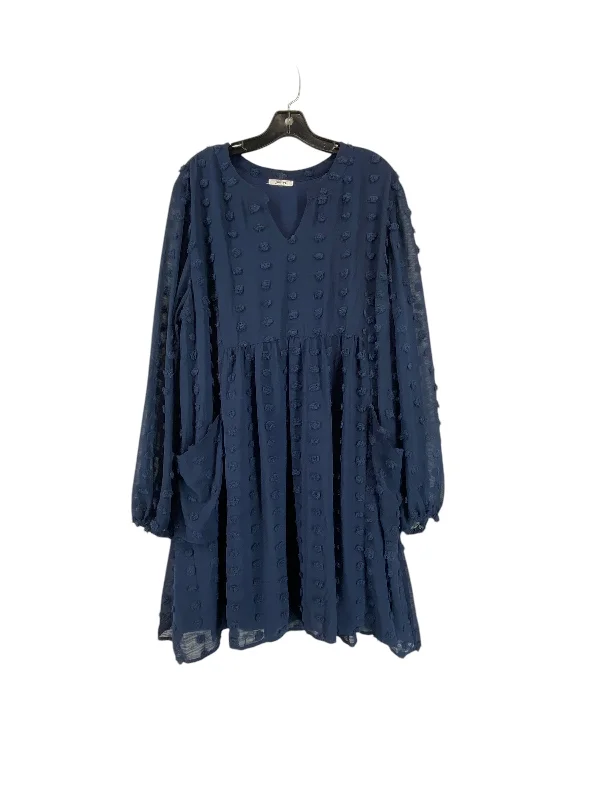 Deal Alert Dress Casual Short By Jodifl In Navy, Size: 2x