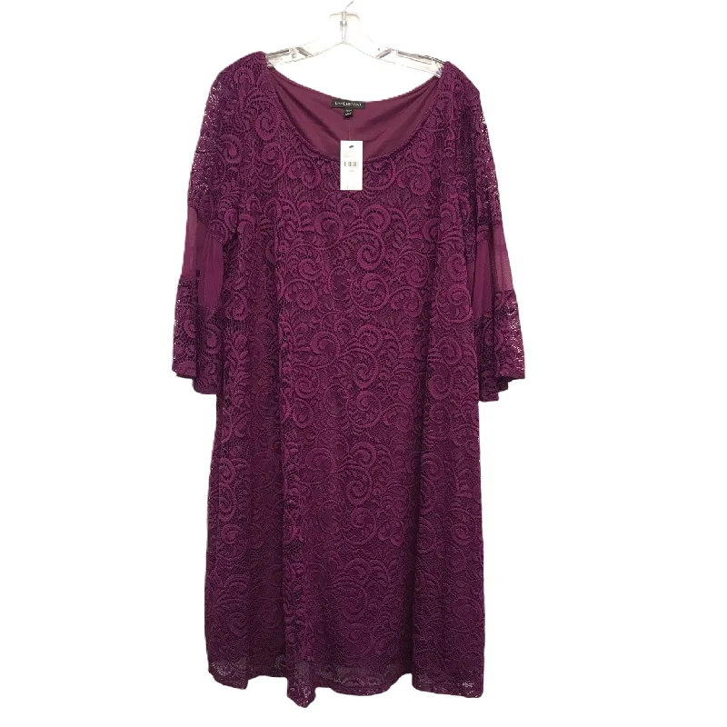 Limited Quantity Dress Party Short By Lane Bryant In Purple, Size: 1x