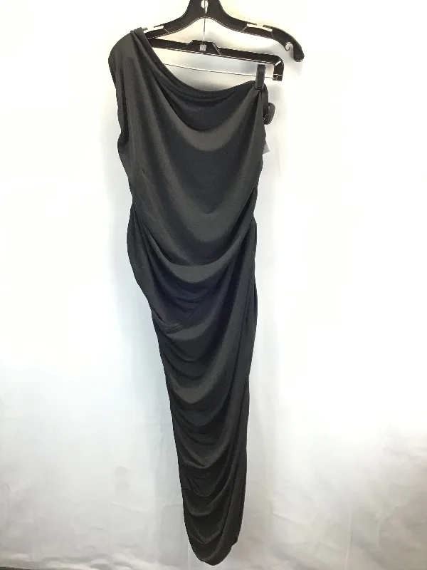 Year-End Clearance Dress Party Midi By Pretty Little Thing In Black, Size: 2x