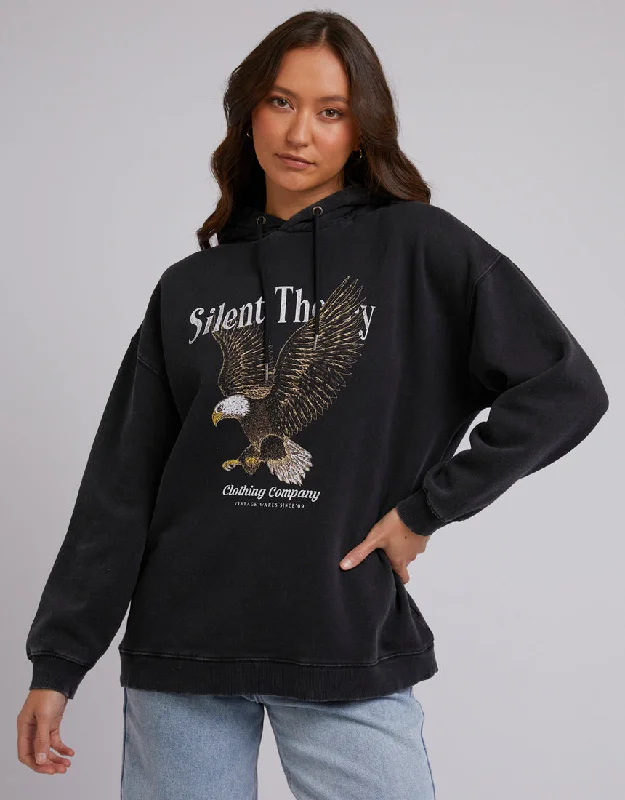 Blowout Sale Fearless Fly Hoodie Washed Black