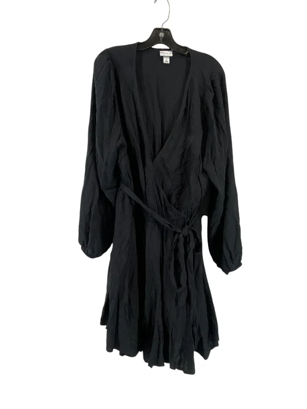 Savings Alert Dress Casual Short By Ava & Viv In Black, Size: 1x