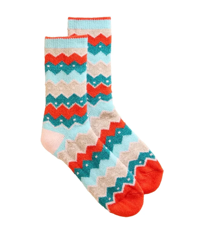 Stock Up and Save Ziggy Sparkle Cabin Socks - Pink Multi