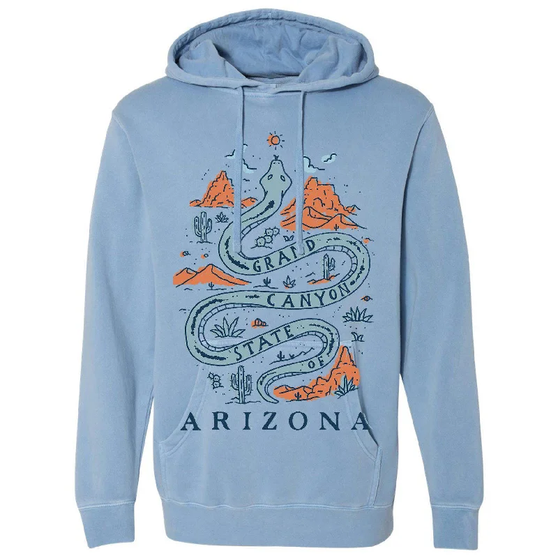 Shop and Save Grand Canyon Snake Arizona Pullover Hoodie