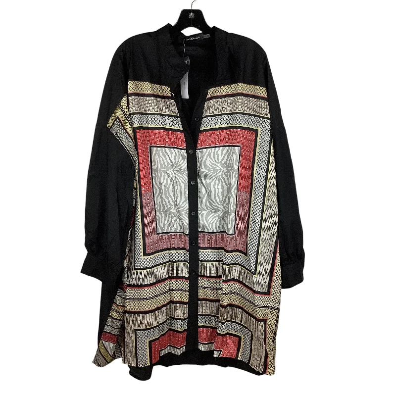 Clearance Items Dress Casual Midi By Clothes Mentor In Black, Size: 2x