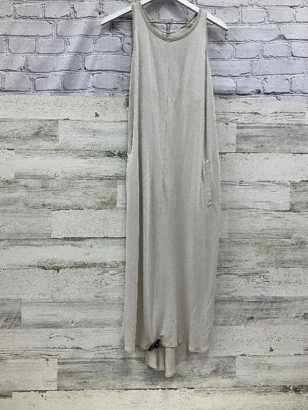 Get It Before It’s Gone Dress Casual Midi By Flx In Grey, Size: Xl