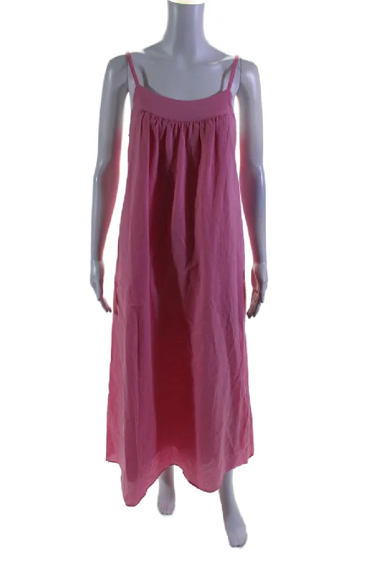 Huge Discounts Xirena Womens Cotton Poplin Lined Sleeveless Mid Calf Cami Dress Pink Huge Discounts Xirena Womens Cotton Poplin Lined Sleeveless Mid Calf Cami Dress Pink