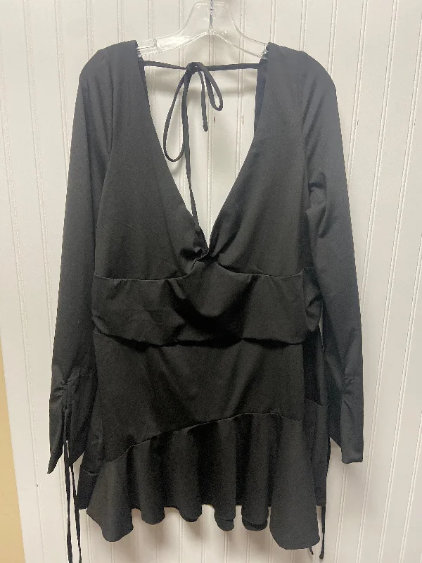 Special Savings Dress Casual Short By Fashion Nova In Black, Size: 3x