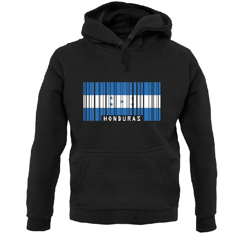Price Reduction Honduras Barcode Style Flag Unisex Hoodie