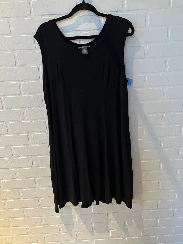 Savings Event Dress Casual Short By Chelsea And Theodore In Black, Size: 1x