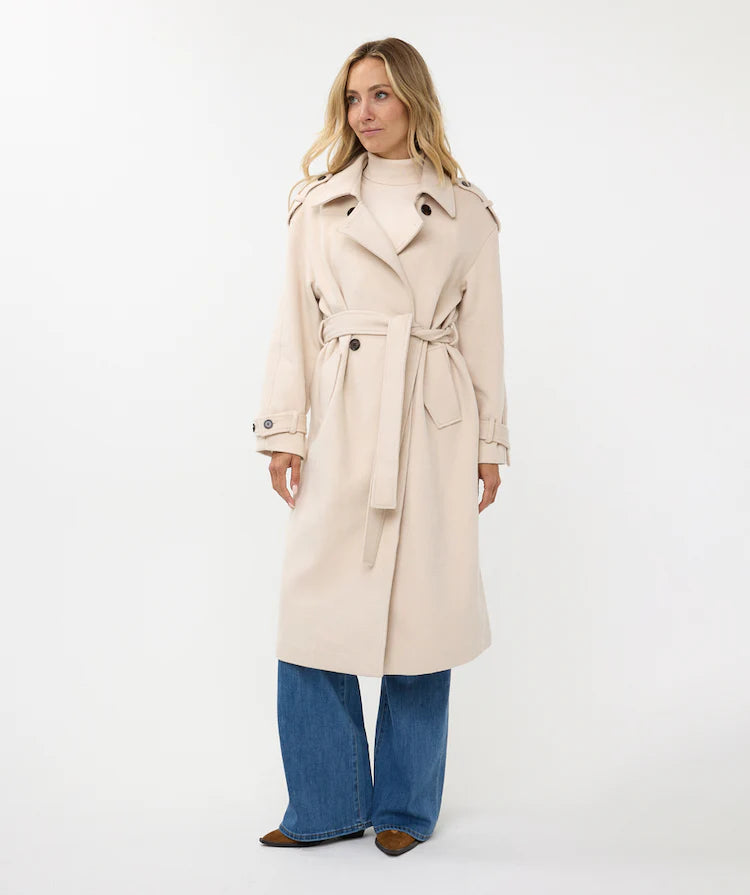 Blowout Sale Trenchcoat (Biscuit)