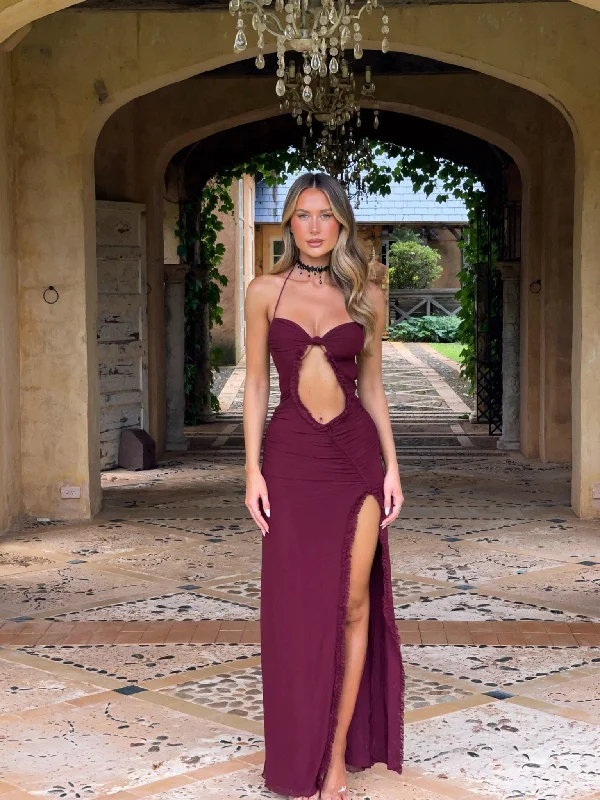 Unmissable Offer ROCCO MAXI DRESS WINE