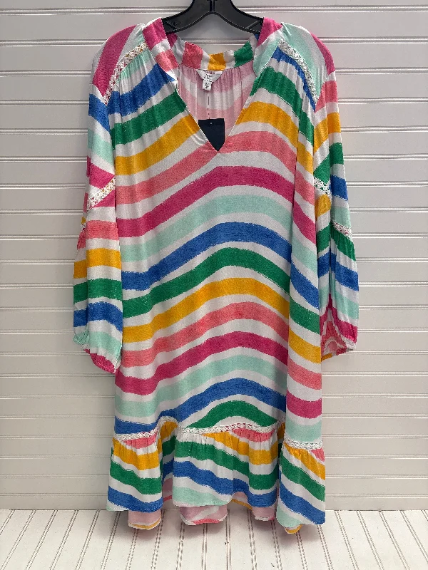 Bargain Prices Dress Casual Short By Crown And Ivy In Multi-colored, Size: 2x