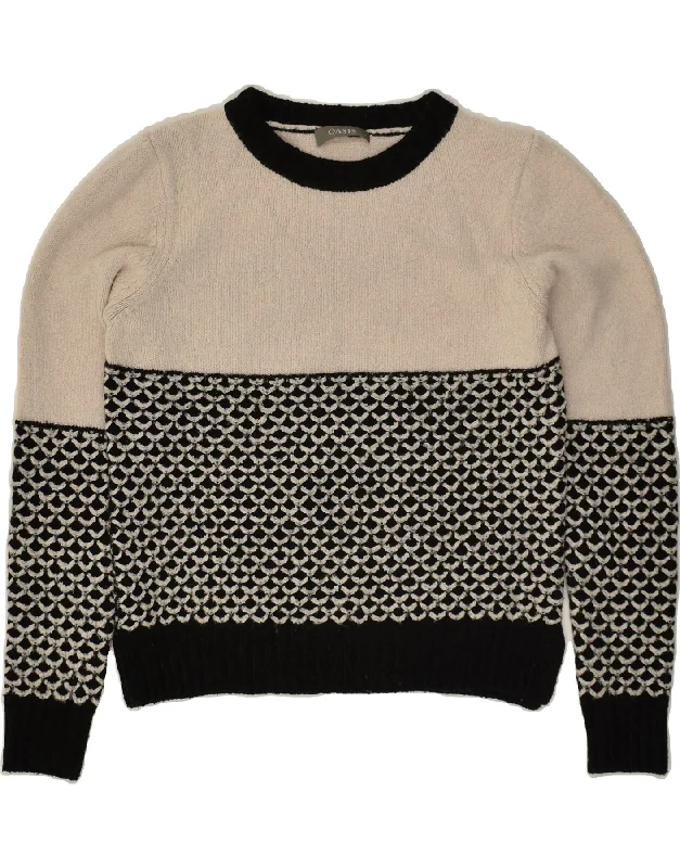 Year-End Clearance OASIS Womens Crew Neck Jumper Sweater UK 10 Small Beige Colourblock Year-End Clearance OASIS Womens Crew Neck Jumper Sweater UK 10 Small Beige Colourblock