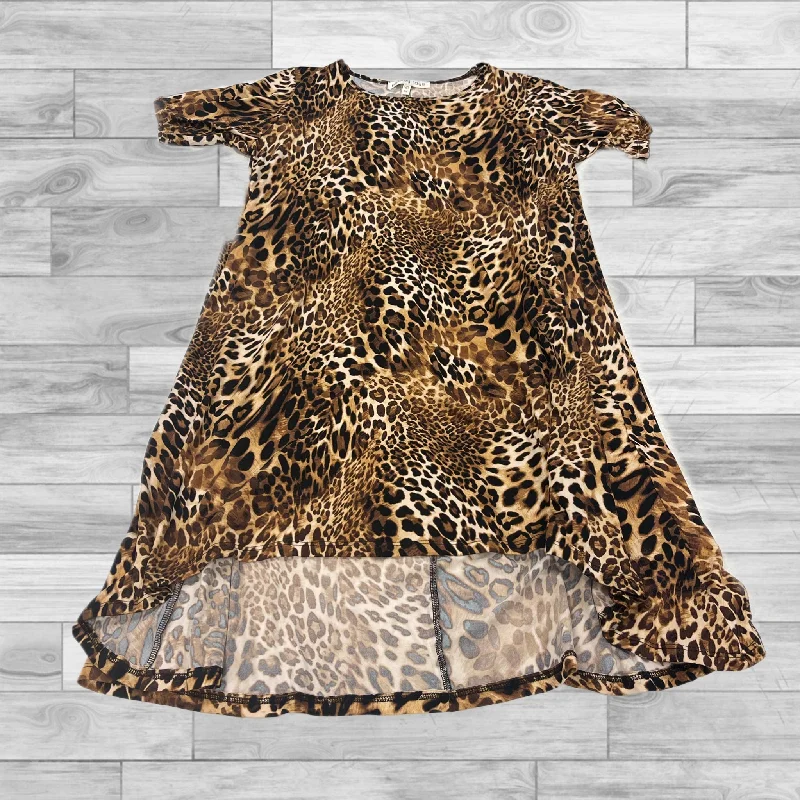 Exclusive Access Dress Casual Midi By Clothes Mentor In Animal Print, Size: 1x
