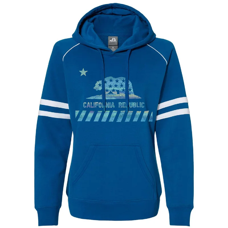 Overstock California Star Flag Varsity Hoodie