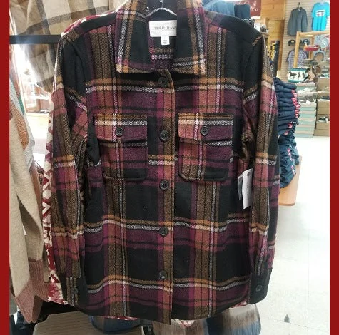 Quick Sale Tribal Plaid Jacket Women's  7171O-4466-3001