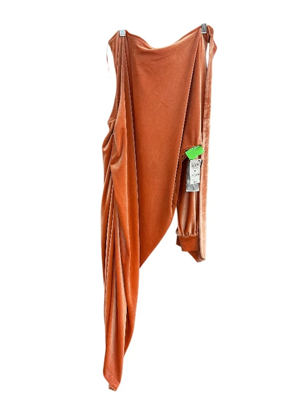 Savings Galore Dress Party Long By Bar Iii In Peach, Size: 1x