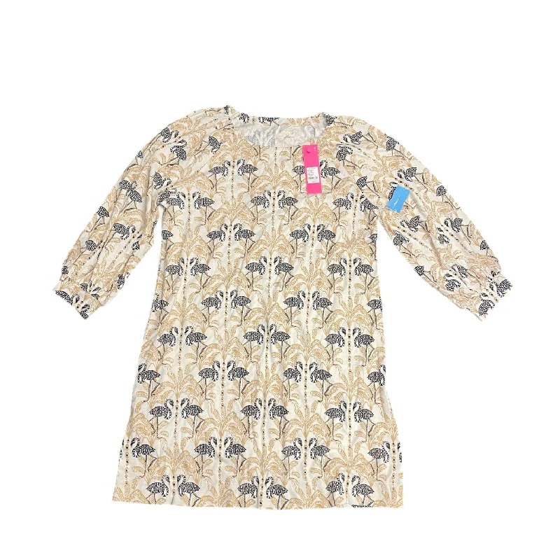 Crazy Deals Dress Designer By Lilly Pulitzer In Beige, Size: Xl