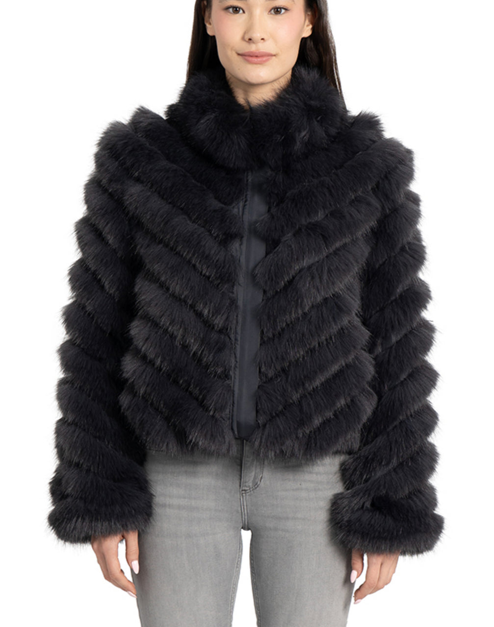 Take Advantage Julissa Jacket (Charcoal)