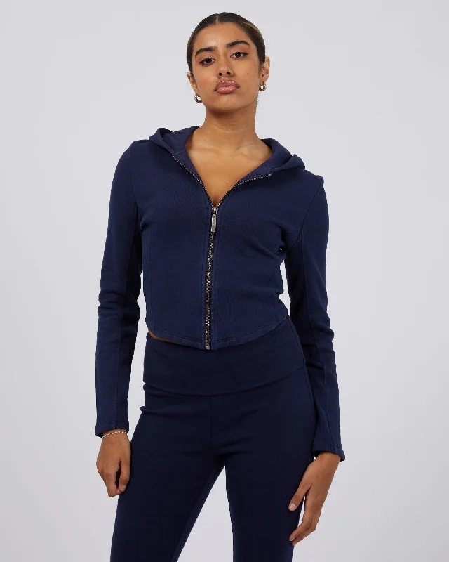 Clearance Event Dua Zip Thru Navy