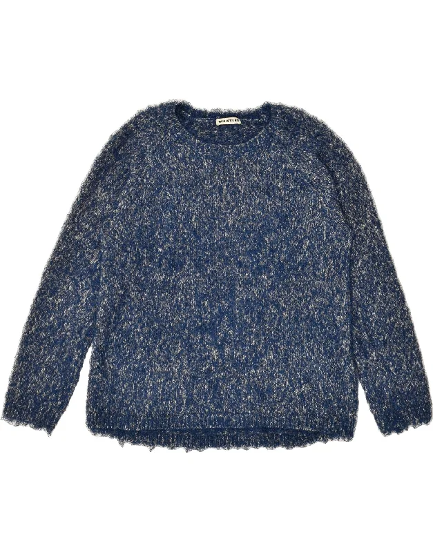 Special Discount WHISTLES Womens Crew Neck Jumper Sweater UK 12 Medium Navy Blue Flecked Special Discount WHISTLES Womens Crew Neck Jumper Sweater UK 12 Medium Navy Blue Flecked